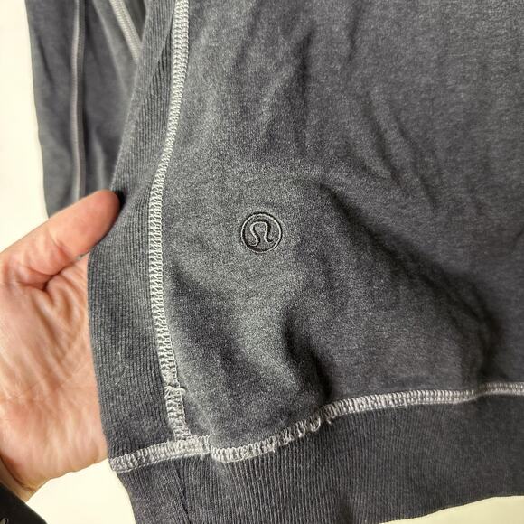 Lululemon All Town Crew Long Sleeve Sweatshirt Mens Small Gray Crewneck Athletic - Picture 4 of 4